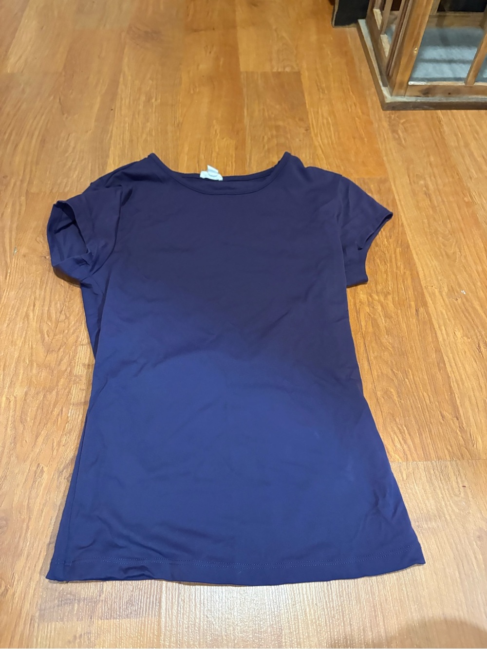 Garage Navy Blue Short Sleeve Crewneck Tee